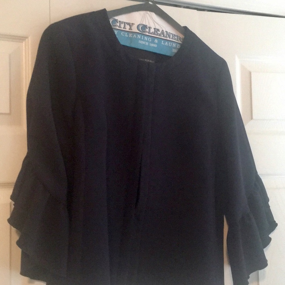 Banana Republic Bi-Stretch Bell Sleeve Jacket